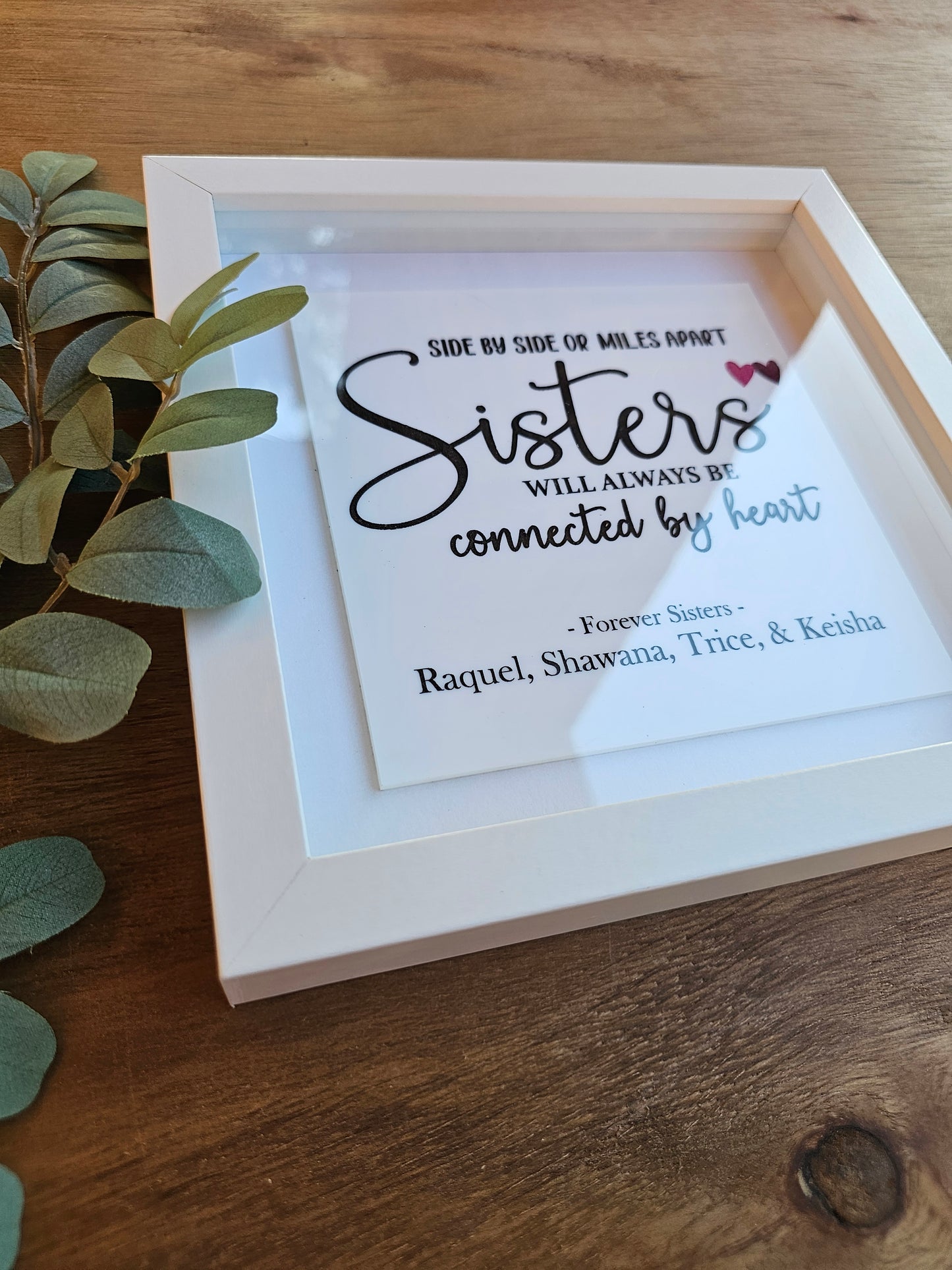 Personalized Sister Shadowbox